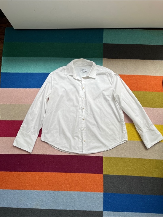 Tanya Taylor Tops - Tanya Taylor White Button-Down Shirt
